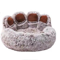 Fluffy Dog Bed Winter Plush Kennel Accessories Pet Products Large Dogs Beds Bedding Sofa Basket Small Mat Cats Big Cushion Puppy