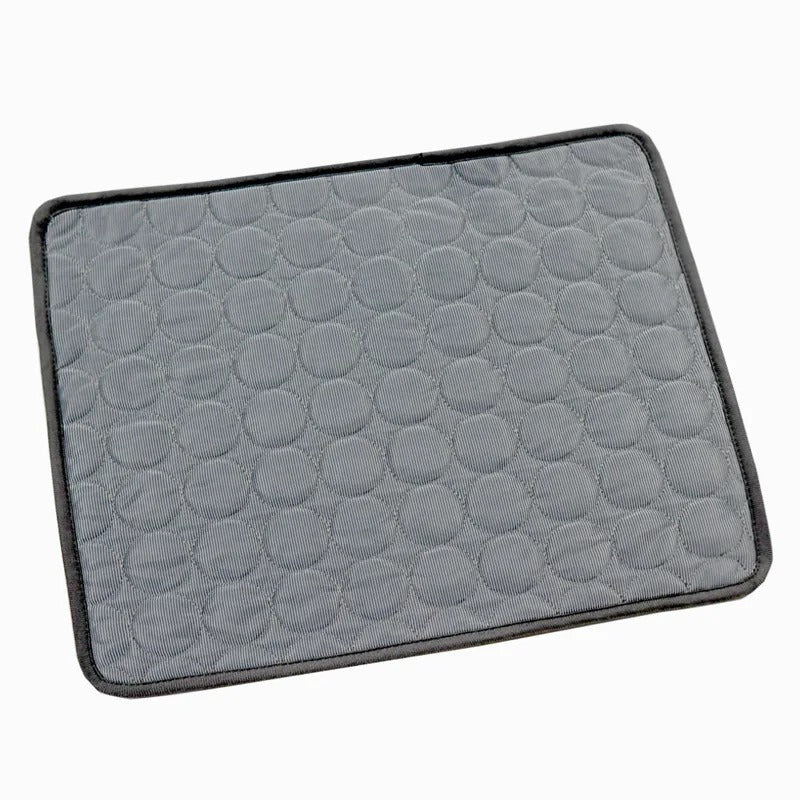 Dog Cooling Mat for Dogs & Cats, Ice Silk Breathable Summer Cooling Pad, Washable Foldable Pet Bed for Crate, Home & Travel