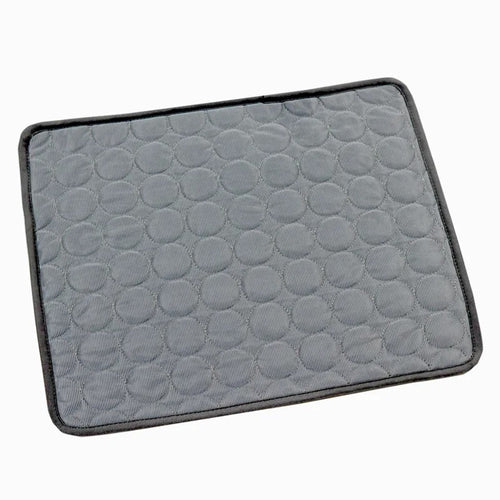 Dog Cooling Mat for Dogs & Cats, Ice Silk Breathable Summer Cooling Pad, Washable Foldable Pet Bed for Crate, Home & Travel