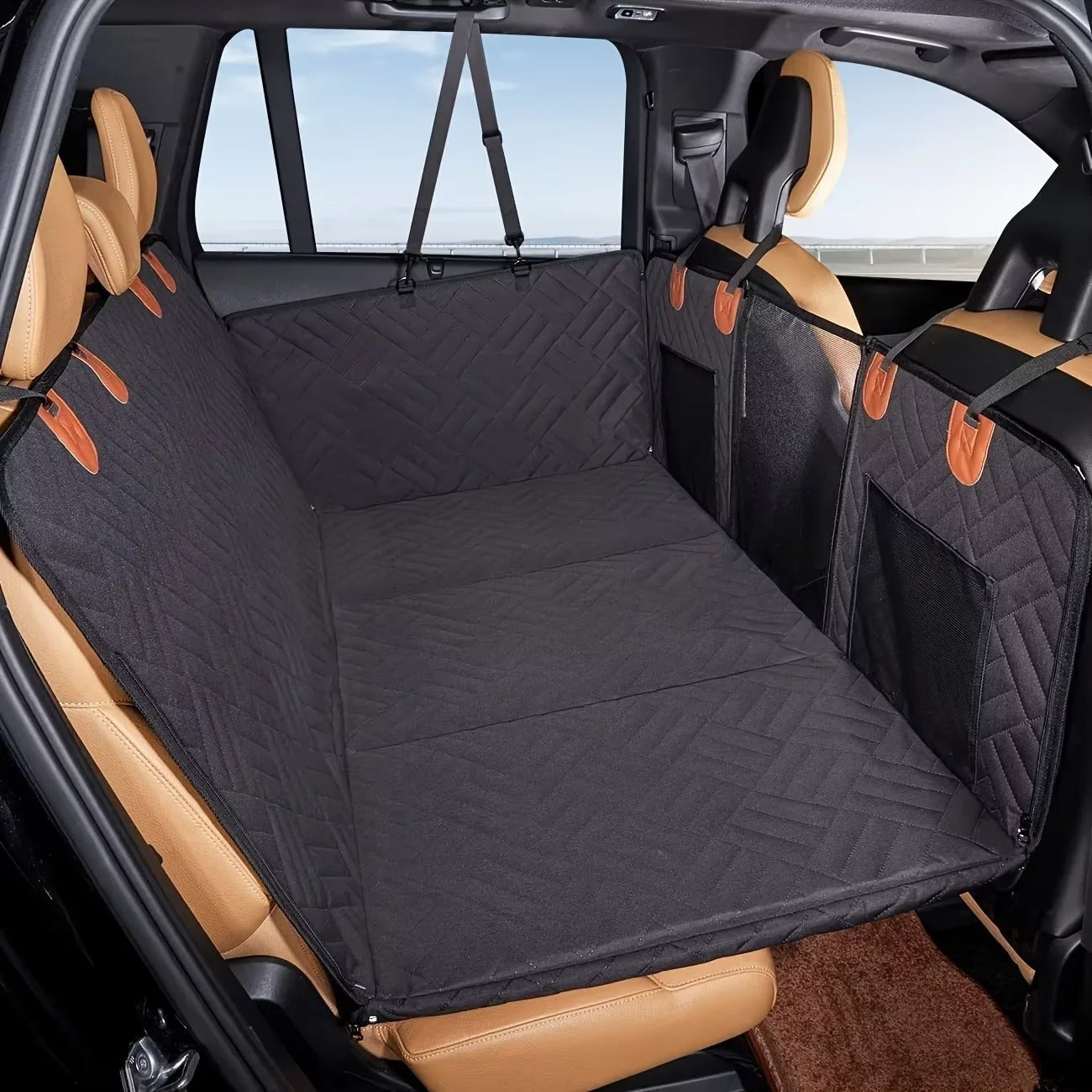 Waterproof Pet Seat Cover Hammock Scratch Proof Nonslip Durable Soft Pet Back Seat Covers